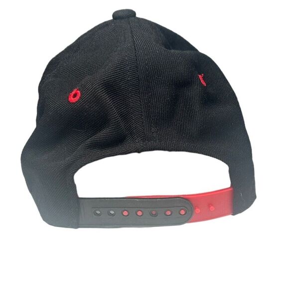 Chicago Blackhawks Hockey Zephyr Black Hat Cap Embroidered Logo Snap Back NHL‎ - Picture 4 of 8